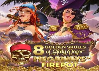 8 Golden Skulls Of The Holly Roger Megaways 